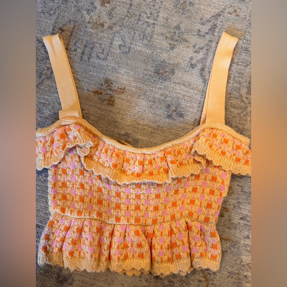 Zara knit crop top